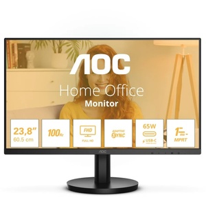 24B3CA2 - AOC 24B3CA2 - 23.8" FHD 16:9 4ms 100Hz IPS - HDMI et USB-C (DP alt mode et PD 65W)