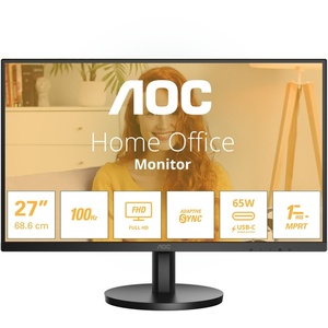 27B3CA2 - AOC 27B3CA2 - 27" FHD 16:9 4ms 100Hz IPS - HDMI et USB-C (DP alt mode et PD 65W)