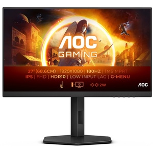 27G4X - AOC 27G4X - 27" FHD 16:9 0.5ms 180Hz IPS - 2x HDMI et DP