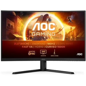 CQ32G4VE - AOC CQ32G4VE - 32" QHD incurvé 1500R 16:9 0.5ms 180Hz VA - 2x HDMI et DP