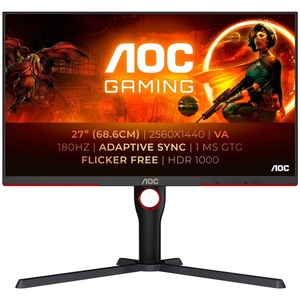Q27G3XMN/BK - AOC Q27G3XMN/BK - 27" QHD 16:9 1ms 180Hz VA - 2x HDMI et DP