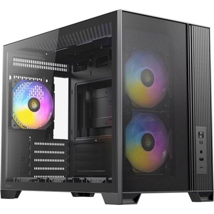 0-761345-10253-7 - Antec Flux M - Boîtier µATX avec fenêtre
