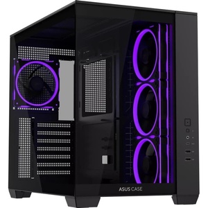 90DC00S0-B19000 - Asus A32 Plus ARGB Black - Boîtier ATX avec fenêtre