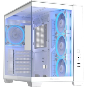 90DC00S3-B19000 - Asus A32 Plus ARGB White - Boîtier ATX blanc avec fenêtre