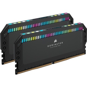 CMT32GX5M2X6200C36 - Corsair Dominator Platinum RGB - Kit mémoire 32GB (2x16) DDR5-6200 CL36-39-39-76 noir