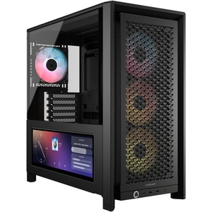 CC-9011326-WW - Corsair Frame 4000D LCD RS ARGB Black - Boîtier E-ATX avec fenêtre
