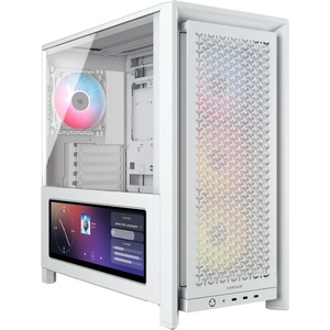 CC-9011327-WW - Corsair Frame 4000D LCD RS ARGB White - Boîtier E-ATX blanc avec fenêtre
