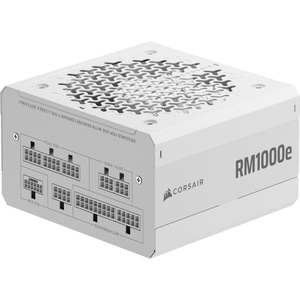 CP-9020294-EU - Corsair RM1000e White (2025) 1000W - Alimentation modulaire Cybenetics Gold ATX 3.1 12V-2x6