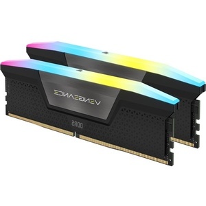 CMH32GX5M2B6000C38 - Corsair Vengeance RGB - Kit mémoire 32GB (2x16) DDR5-6000 CL38-44-44-96 noir