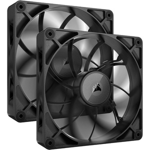 CO-9051044-WW - Corsair iCUE Link RX140 Max - Pack de 2 ventilateurs 140mm noir avec iCUE Link Link System Hub
