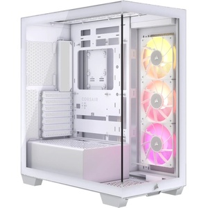 CC-9011281-WW - Corsair iCUE Link 3500X RGB White - Boîtier ATX blanc avec fenêtre