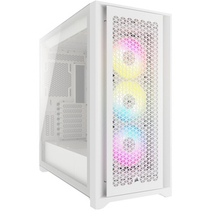 CC-9011243-WW - Corsair iCUE 5000D RGB Airflow White - Boîtier E-ATX blanc avec fenêtre
