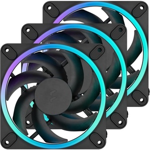 FD-F-MR1-1203 - Fractal Design Momentum 12 RGB Black - Pack de 3 ventilateurs 120mm noir