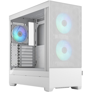 FD-C-POR1A-01 - Fractal Design Pop Air RGB White Tempered Glass Clear Tint - Boîtier ATX blanc avec fenêtre