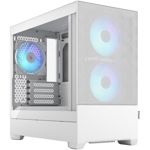 FD-C-POR1M-01 - Fractal Design Pop Mini Air RGB White Tempered Glass Clear Tint - Boîtier µATX blanc avec fenêtre