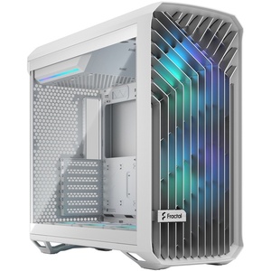 FD-C-TOR1A-07 - Fractal Design Torrent White RGB Tempered Glass Clear Tint - Boîtier E-ATX blanc avec fenêtre