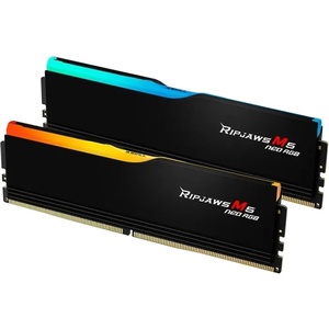 F5-6000J3636F32GX2-RM5NRK - G.Skill Ripjaws M5 Neo RGB - Kit mémoire 64GB (2x32) DDR5-6000 CL36-36-36-96 noir