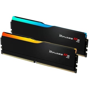 F5-6000J3040G32GX2-RM5RK - G.Skill Ripjaws M5 RGB - Kit mémoire 64GB (2x32) DDR5-6000 CL30-40-40-96 noir