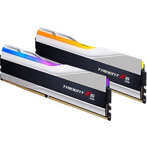 F5-6000J3040G32GX2-TZ5RS - G.Skill Trident Z5 RGB - Kit mémoire 64GB (2x32) DDR5-6000 CL30-40-40-96 argent