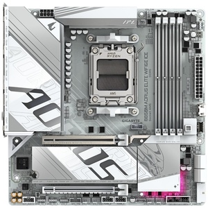 Gigabyte B850M Aorus Elite WIFI6E Ice - Carte mère AMD AM5 µATX B850 DDR5 Wi-Fi