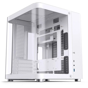 TK-1 WHITE - Jonsbo TK-1 2.0 White - Boîtier µATX blanc avec fenêtre