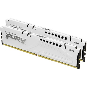 KF564C32BWEK2-64 - Kingston Fury Beast - Kit mémoire 64GB (2x32) DDR5-6400 CL32-39-39 blanc