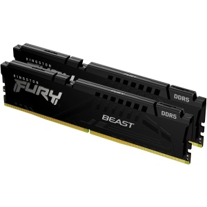 KF556C36BBE2K2-64 - Kingston Fury Beast - Kit mémoire 64GB (2x32) DDR5-5600 CL36-38-38 noir