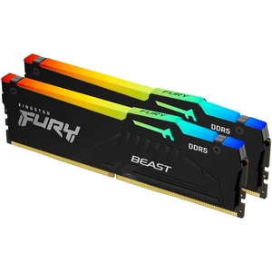 KF556C40BBAK2-32 - Kingston Fury Beast RGB - Kit mémoire 32GB (2x16) DDR5-5600 CL40-40-40