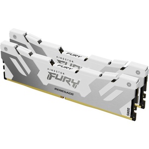 KF588CU42RWK2-48 - Kingston Fury Renegade - Kit mémoire 48GB (2x24) CUDIMM DDR5-8800 CL42-58-58 blanc/argent