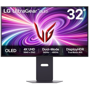 32GX870A-B - LG UltraGear 32GX870A-B - 31.5" UHD 4K 16:9 0.03ms 240Hz OLED - 2x HDMI, DP et USB-C (DP alt mode et PD 90W)