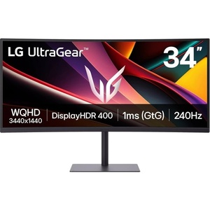 34G630A-B - LG UltraGear 34G630A-B - 34" WQHD incurvé 1500R 21:9 1ms 240Hz VA - 2x HDMI, DP et USB-C (DP Alt Mode et PD 15W)