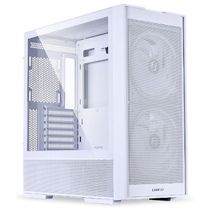 LANCOOL206RW - Lian Li Lancool 206 White - Boîtier ATX blanc avec fenêtre