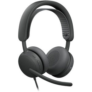 981-001618 - Logitech Zone Wired 2 UC for Business graphite - Casque filaire USB et USB-C