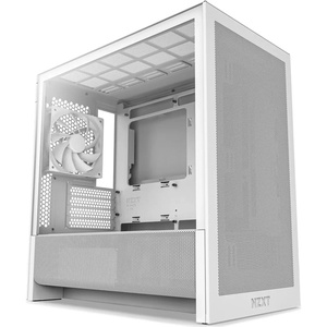 CC-H31FW-01 - NZXT H3 Flow (2025) White - Boîtier µATX blanc avec fenêtre