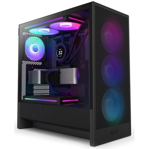 CC-H52FB-R1 - NZXT H5 Flow RGB Black (2024) - Boîtier E-ATX avec fenêtre