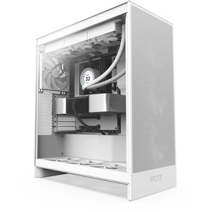 CM-H72FW-01 - NZXT H7 Flow (2024) White - Boîtier ATX blanc avec fenêtre