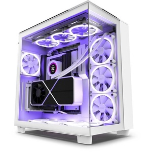 CM-H91EW-01 - NZXT H9 Elite White - Boîtier ATX blanc avec fenêtre