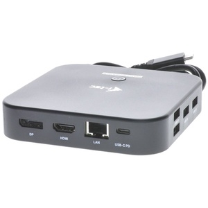 C31HDMIDPDOCKPD100 - i-tec - Station d’accueil USB-C double écran avec HDMI, DP, LAN et PD 100W (chargeur inclus)