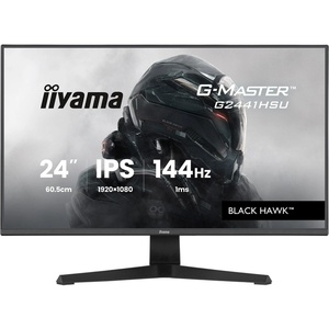 G2441HSU-B1 - iiyama G-Master G2441HSU-B1 Black Hawk - 23.8" FHD 16:9 1ms 144Hz IPS - HDMI et DP