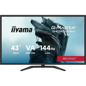 G4380UHSU-B2 - iiyama G-Master G4380UHSU-B2 Red Eagle - 42.5" UHD 4K 16:9 0.4ms 144Hz VA - 2x HDMI et 2x DP