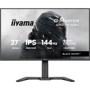 GB2741QSU-B1 - iiyama G-Master GB2741QSU-B1 Black Hawk - 27" QHD 16:9 1ms 144Hz IPS - HDMI et DP