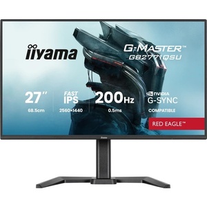 GB2771QSU-B1 - iiyama G-Master GB2771QSU-B1 Red Eagle - 27" QHD 16:9 0.3ms 200Hz IPS - 2x HDMI et DP