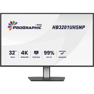 HB3201UHSNP-B1 - iiyama ProGraphic HB3201UHSNP-B1 - 31.5" UHD 4K 16:9 4ms IPS - HDMI, DP et USB-C (DP Alt Mode et PD 96W)