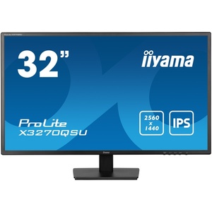 X3270QSU-B1 - iiyama ProLite X3270QSU-B1 - 31.5" QHD 16:9 3ms 100Hz IPS - 2x HDMI et DP