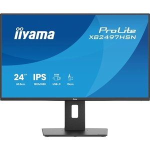 XB2497HSN-B1 - iiyama ProLite XB2497HSN-B1 - 23.8" FHD 16:9 1ms 100Hz IPS - HDMI, DP et USB-C (DP Alt Mode et PD 65W)