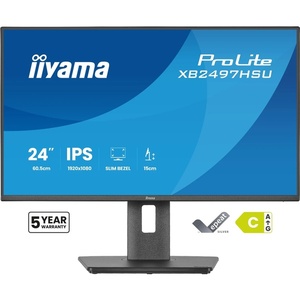 XB2497HSU-B1 - iiyama ProLite XB2497HSU-B1 - 23.8" FHD 16:9 4ms 120Hz IPS - HDMI et DP