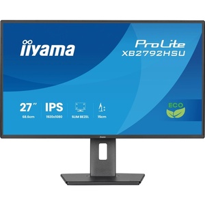 XB2792HSU-B1 - iiyama ProLite XB2792HSU-B1 - 27" FHD 16:9 3ms 120Hz IPS - HDMI et DP