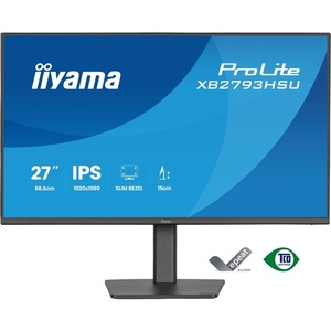 XB2793HSU-B1 - iiyama ProLite XB2793HSU-B1 - 27" FHD 16:9 1ms 120Hz IPS - HDMI et DP