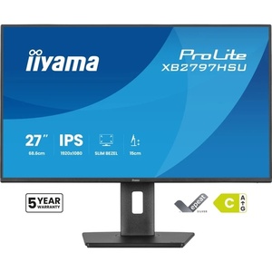 XB2797HSU-B1 - iiyama ProLite XB2797HSU-B1 - 27" FHD 16:9 4ms 120Hz IPS - HDMI et DP
