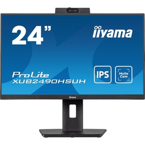 XUB2490HSUH-B2 - iiyama ProLite XUB2490HSUH-B2 - 23.8" FHD 16:9 4ms 100Hz IPS webcam - HDMI et DP